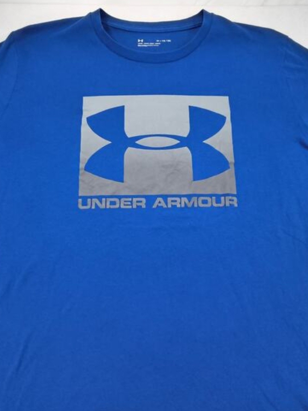 Under Armour Royal Blue Short-Sleeve Logo Tee- SIZE XXL